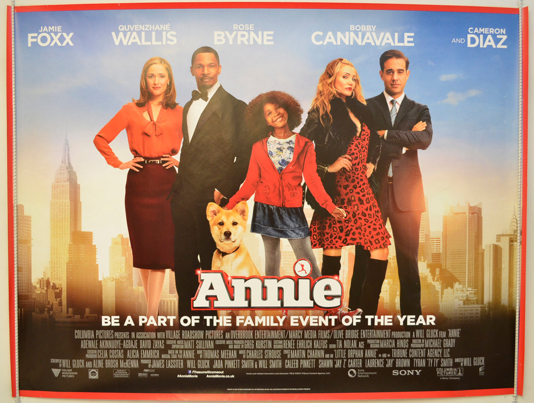 Annie  Original Quad Poster - Film Poster - Movie Poster 