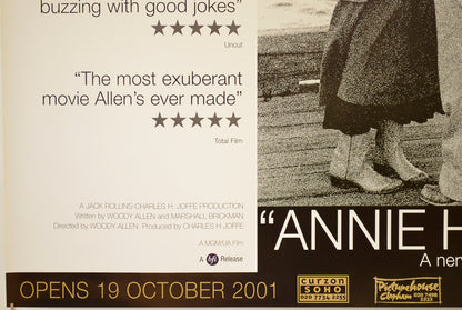 ANNIE HALL (Bottom Left) Cinema Quad Movie Poster 