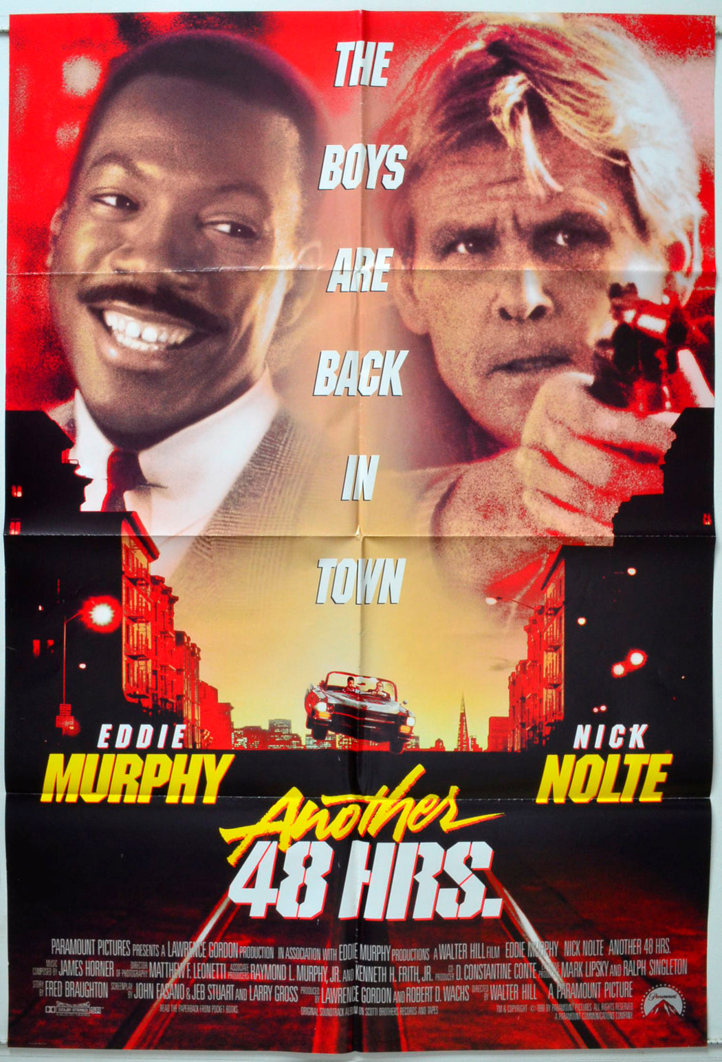 Another 48hrs Original One Sheet Poster - Movie Poster