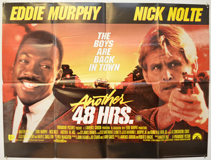 Another 48Hrs  Original Quad Poster - Film Poster - Movie Poster