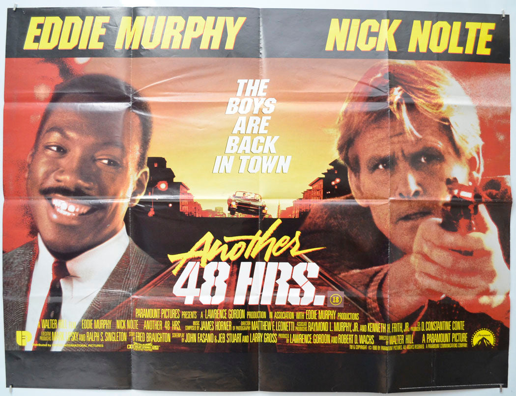 Another 48Hrs Original Quad Poster - Film Poster - Movie Poster