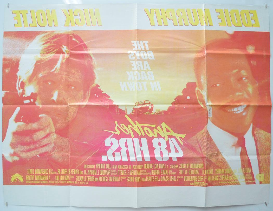 ANOTHER 48HRS (Back) Cinema Quad Movie Poster 