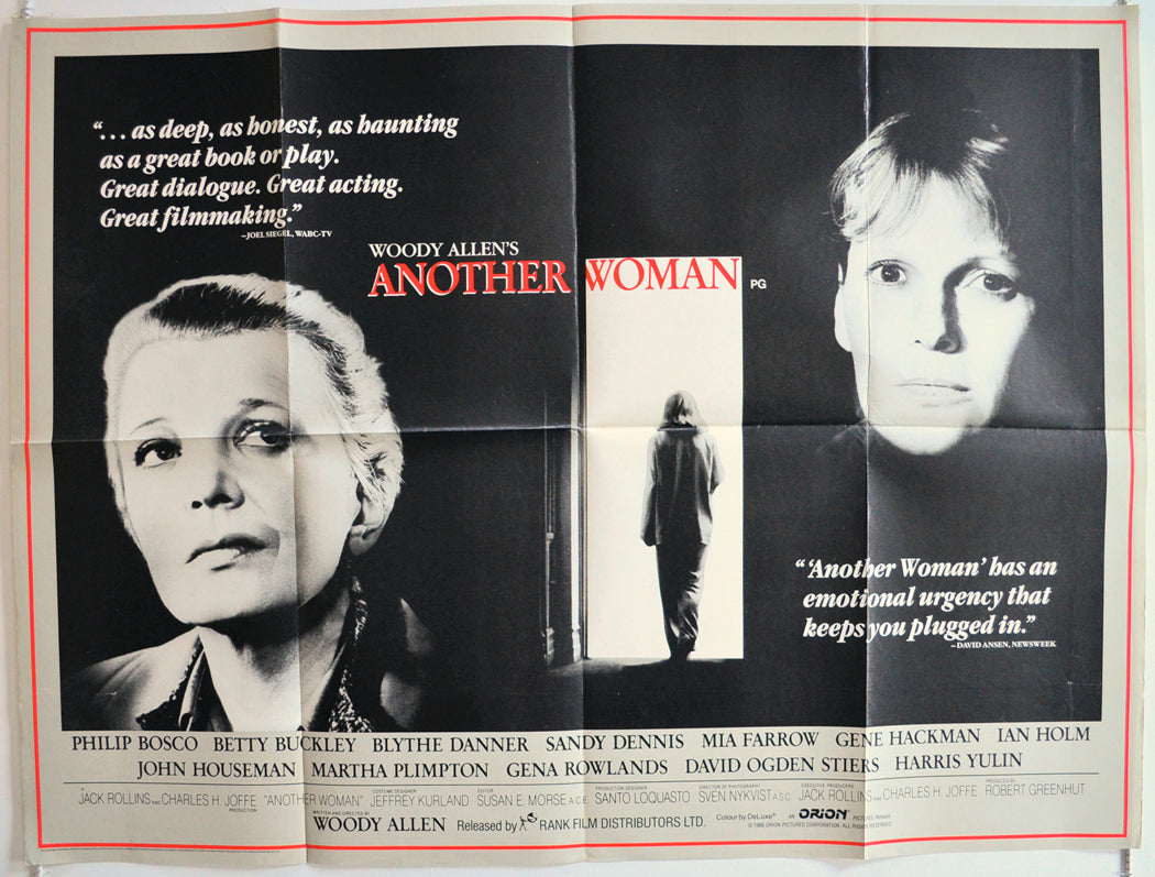 Another Woman  Original British Quad Poster - Film Poster - Movie Poster 