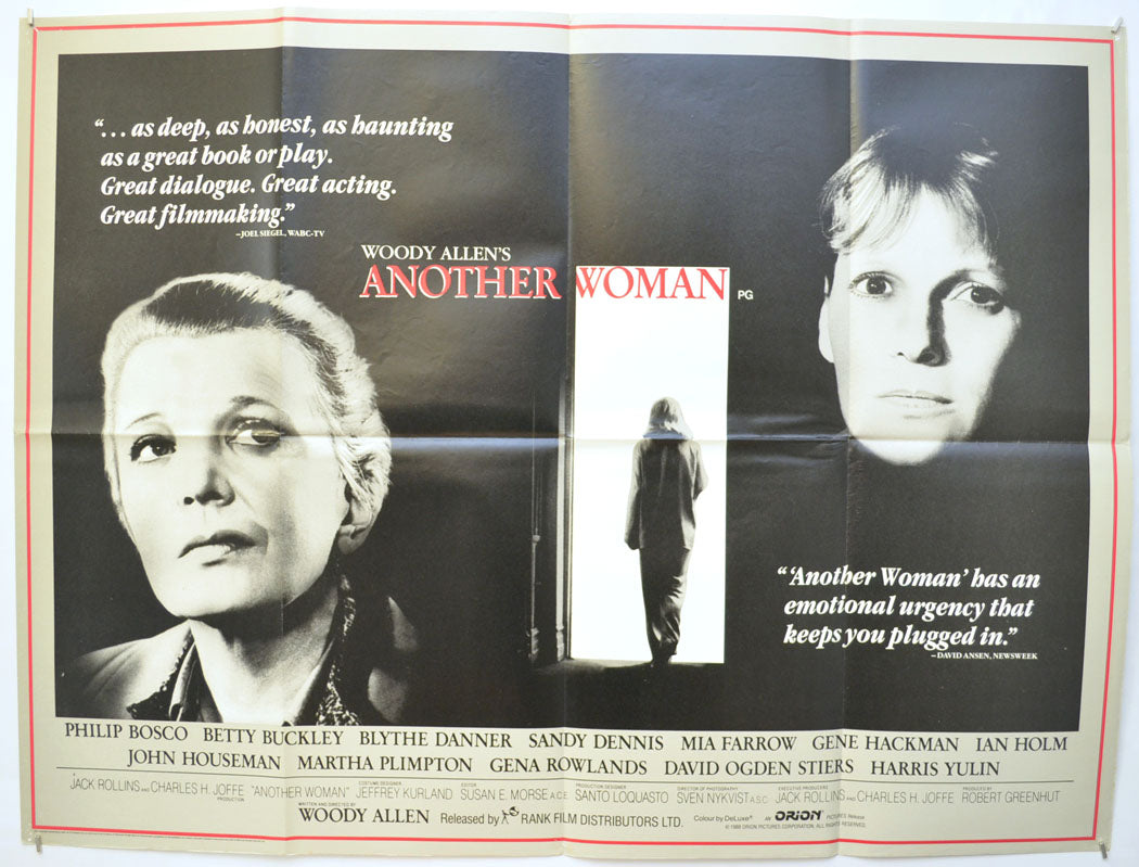 Another Woman  Original Quad Poster - Film Poster - Movie Poster