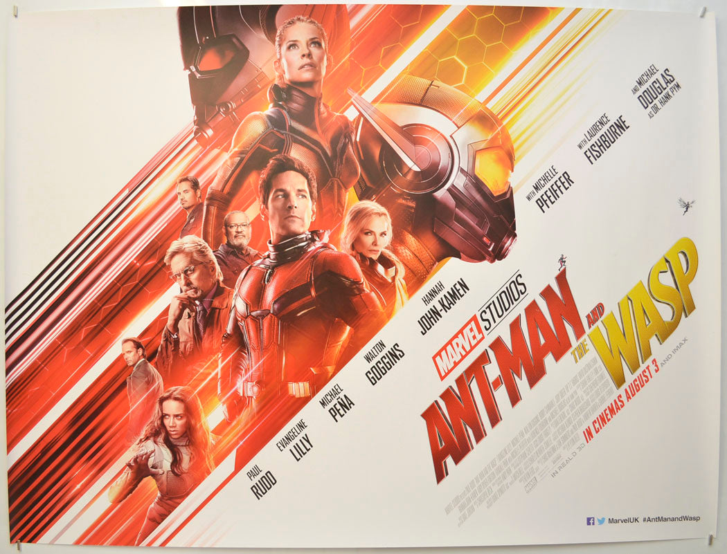 Ant-Man And The Wasp Original Quad Poster - Film Poster - Movie Poster