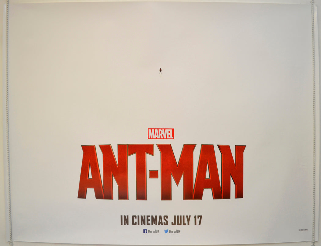 Ant-Man  (Teaser / Advance Version)  Original Quad Poster - Film Poster - Movie Poster 