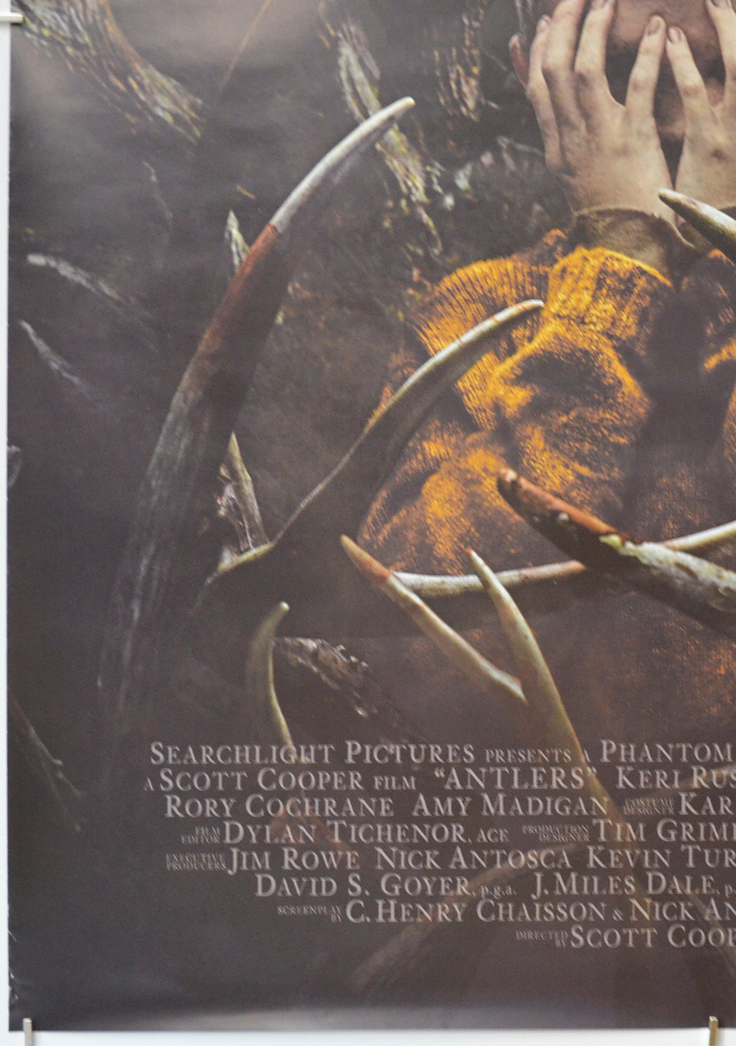 ANTLERS (Bottom Left) Cinema One Sheet Movie Poster 