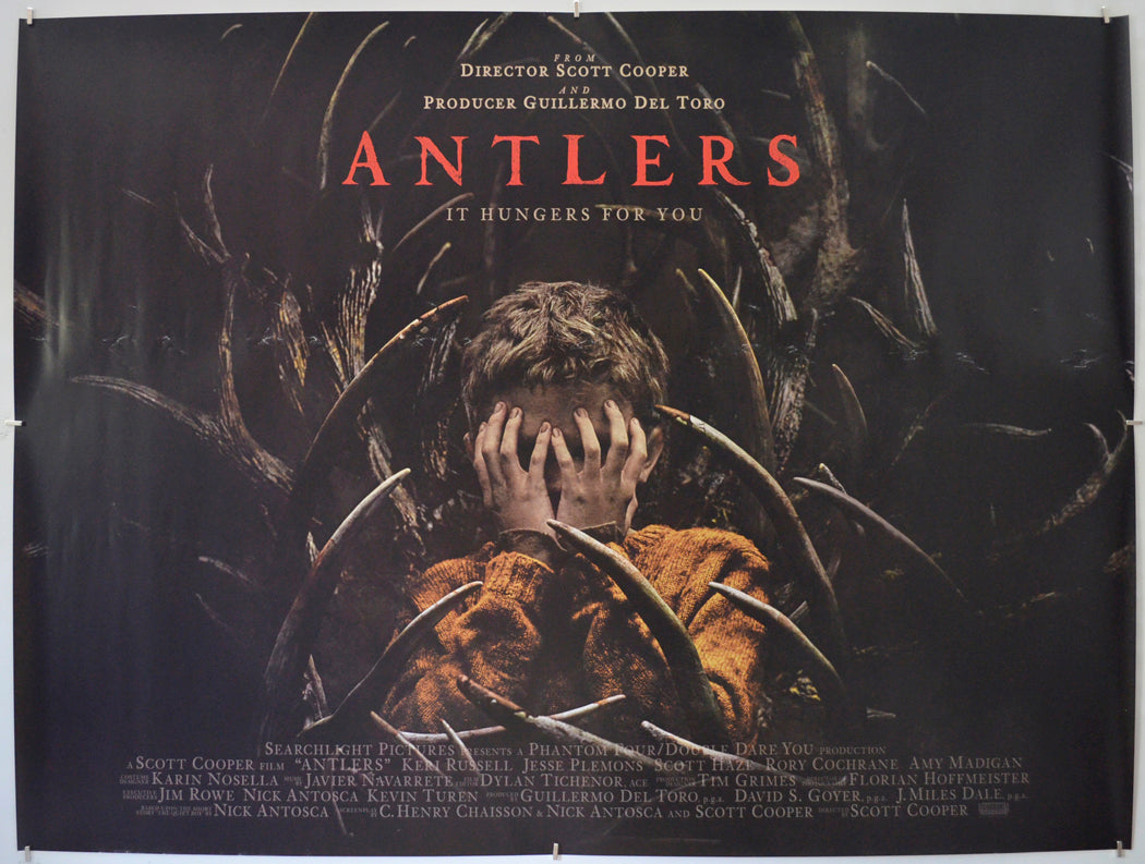 Antlers - Original Quad Poster - Film Poster - Movie Poster