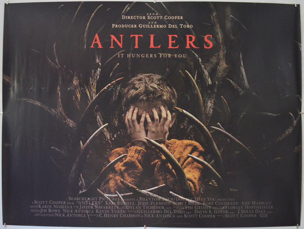 Antlers - Original Quad Poster - Film Poster - Movie Poster