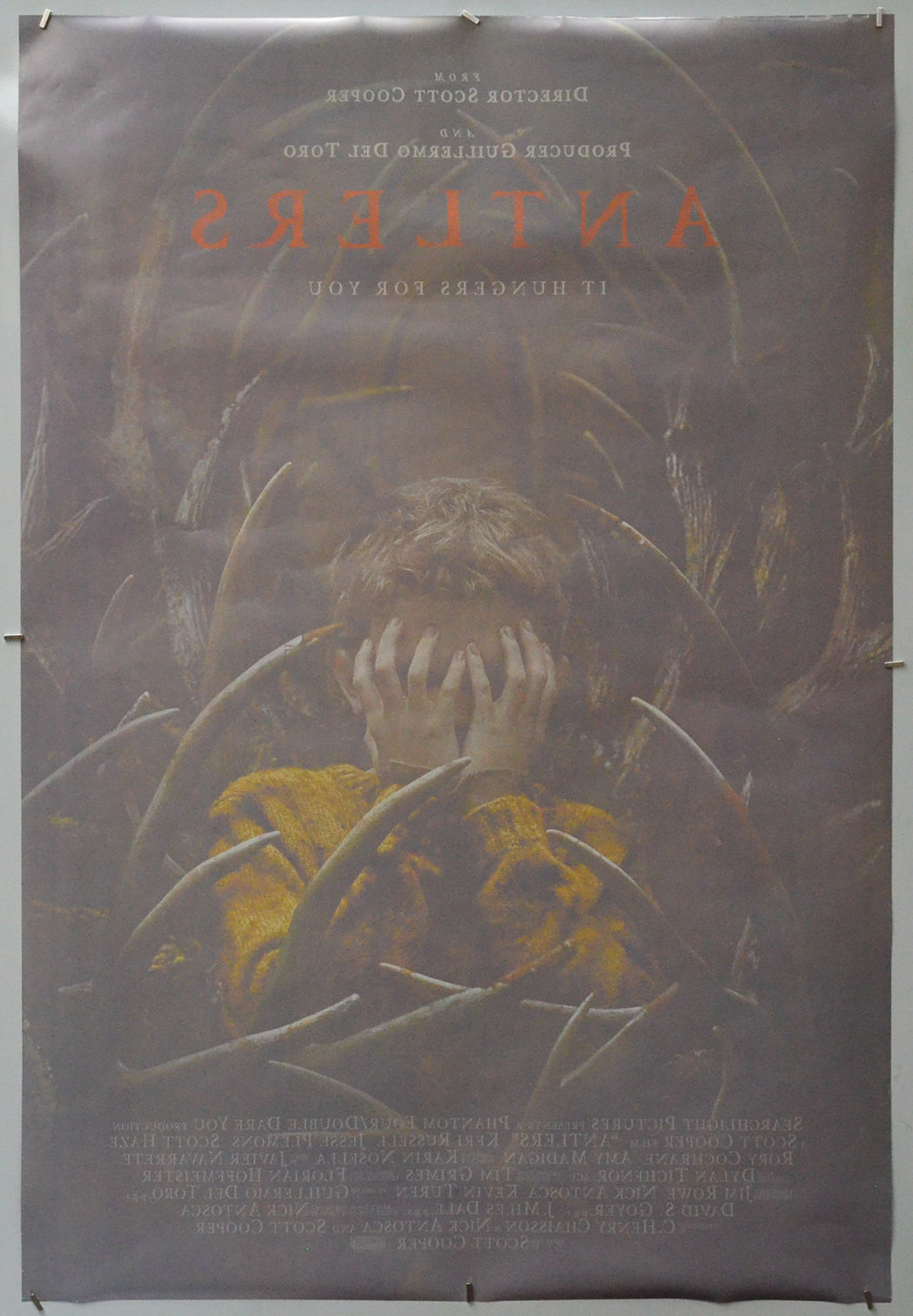 Antlers (Back) Cinema One Sheet Movie Poster 