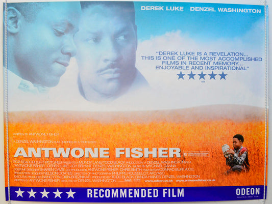 Antwone Fisher Original British Quad Poster - Film Poster - Movie Poster 