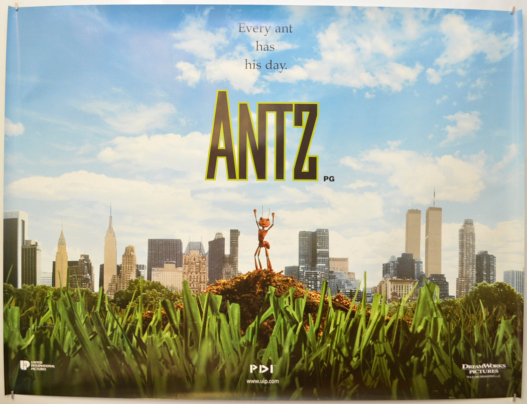 Antz Original Quad Poster - Film Poster - Movie Poster