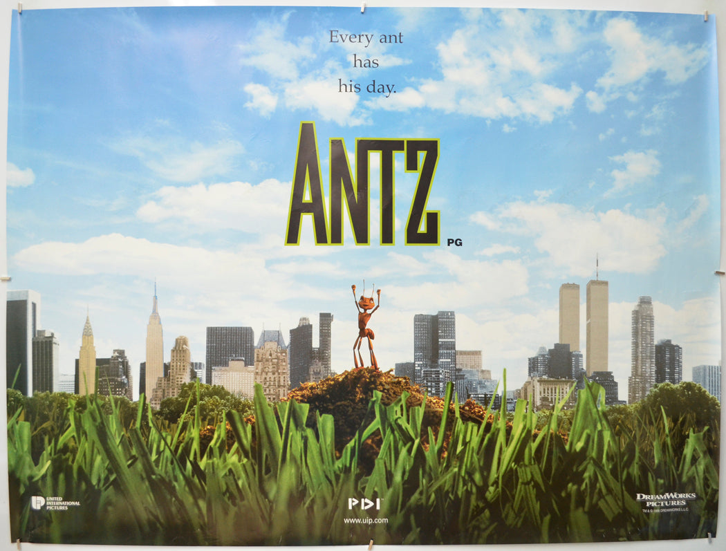 Antz Original Quad Poster - Film Poster - Movie Poster