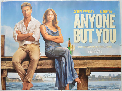 Anyone But You Original Quad Poster - Film Poster - Movie Poster 