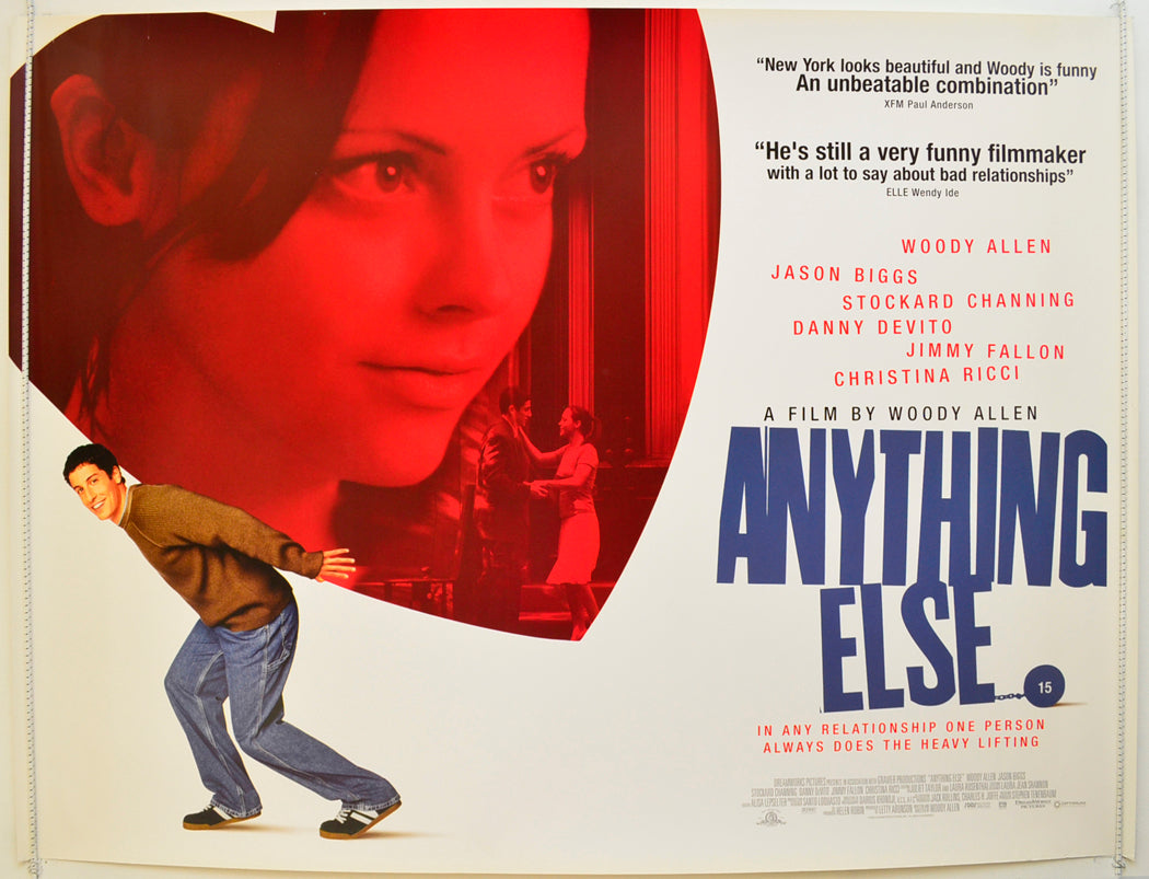 Anything Else Original Quad Poster - Film Poster - Movie Poster  