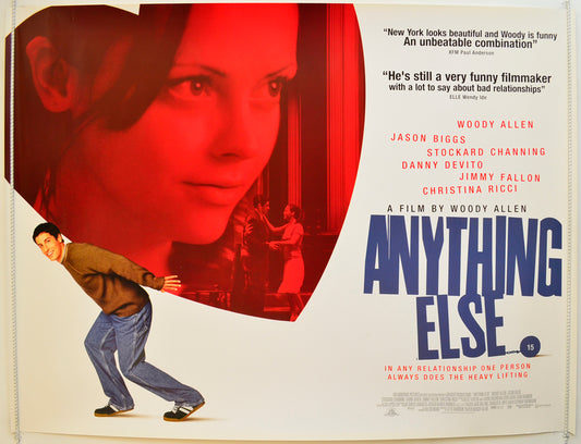 Anything Else Original Quad Poster - Film Poster - Movie Poster  