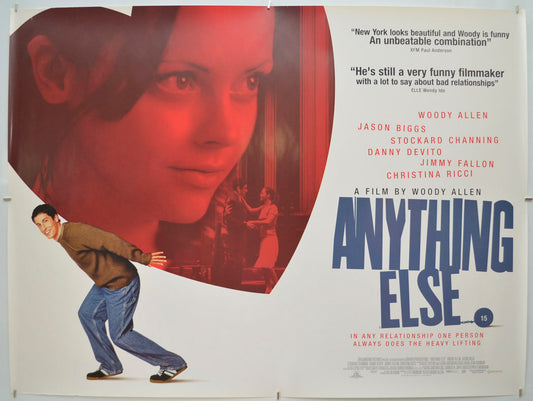 Anything Else Original Quad Poster - Film Poster - Movie Poster