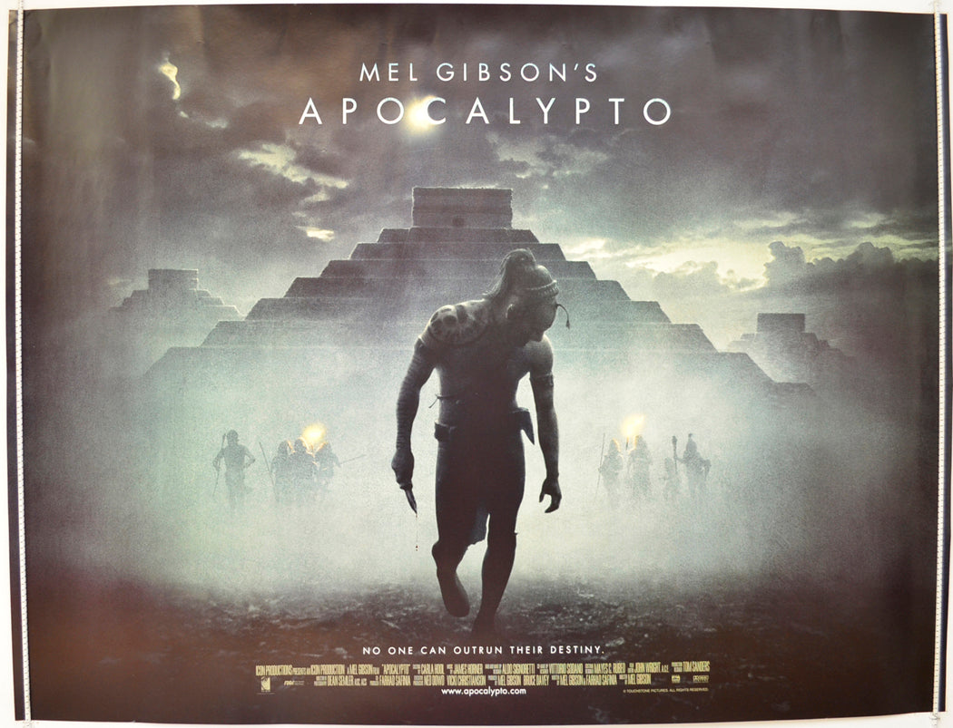 Apocalypto Original Quad Poster - Film Poster - Movie Poster  