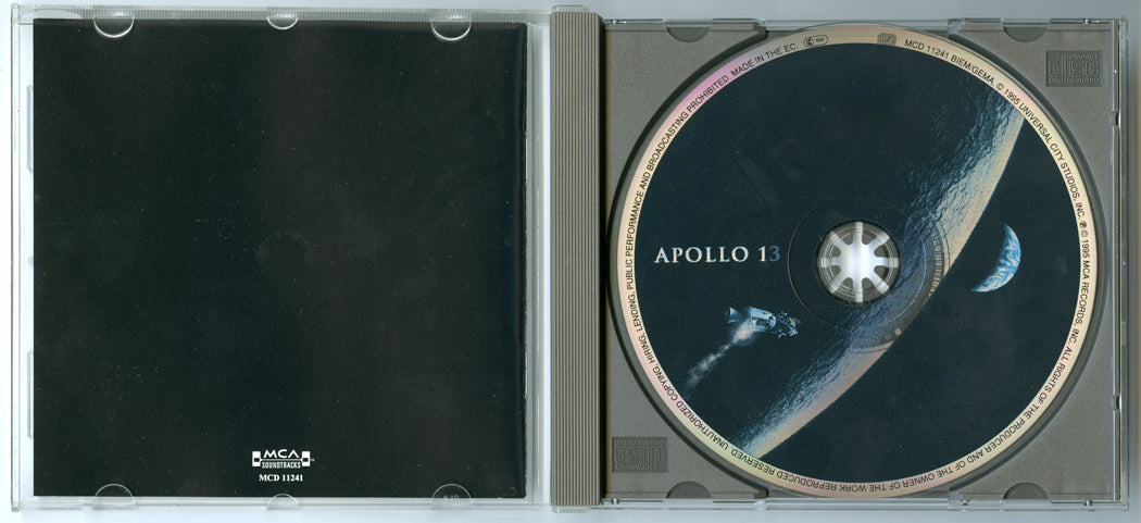 APOLLO 13 Original CD Soundtrack (Inside) 