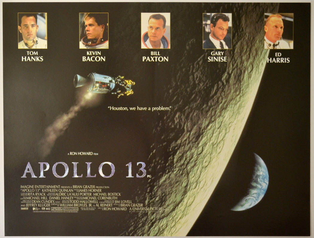 Apollo 13 Original Mini Quad Poster - Film Poster - Movie Poster