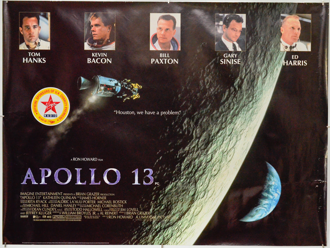 Apollo 13 - Original Quad Poster - Film Poster - Movie Poster