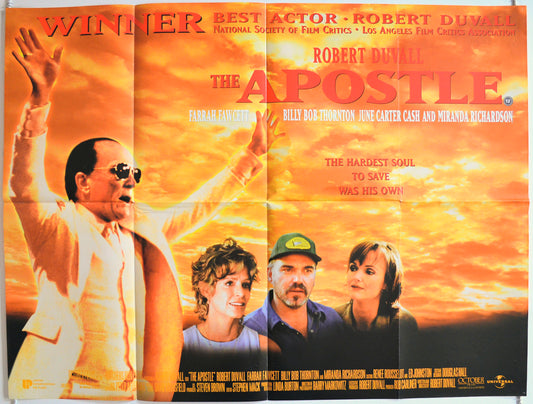 The Apostle  Original British Quad Poster - Film Poster - Movie Poster 