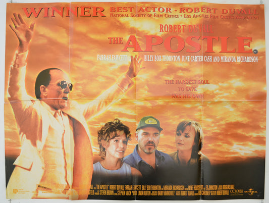 The Apostle   Original Quad Poster - Film Poster - Movie Poster 