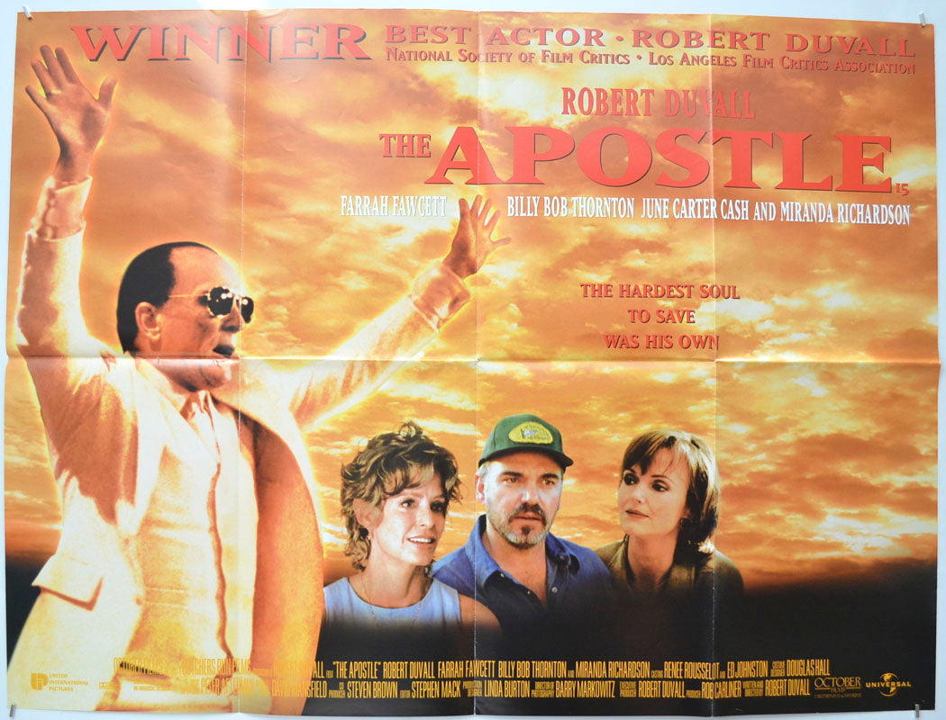 The Apostle Original Quad Poster - Film Poster - Movie Poster