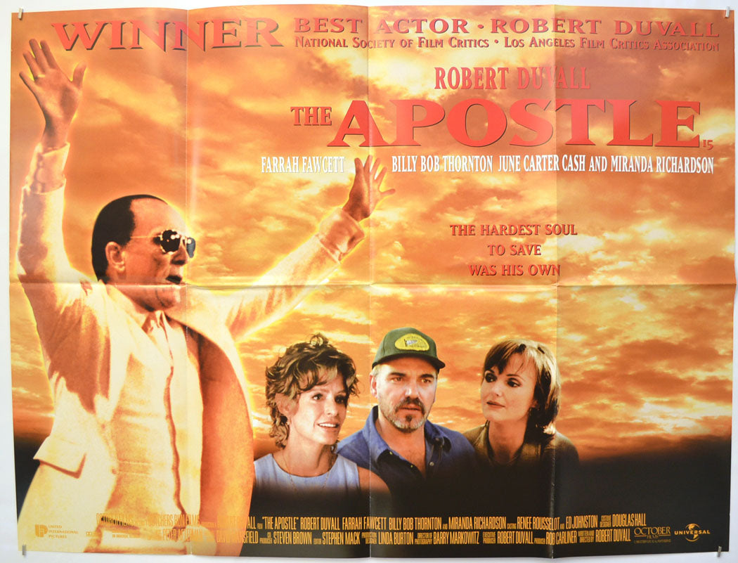 The Apostle  Original Quad Poster - Film Poster - Movie Poster