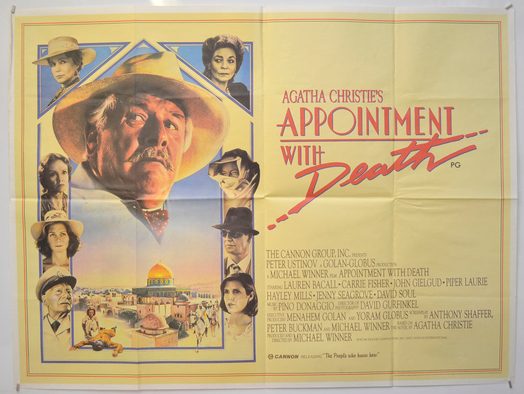 Appointment With Death  (a.k.a. Agatha Christie’s : Appointment With Death) Original Quad Poster - Film Poster - Movie Poster