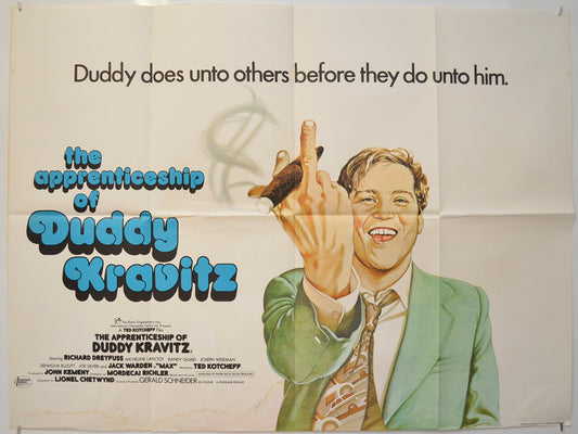 The Apprenticeship Of Duddy Kravitz Original Quad Poster - Film Poster - Movie Poster  