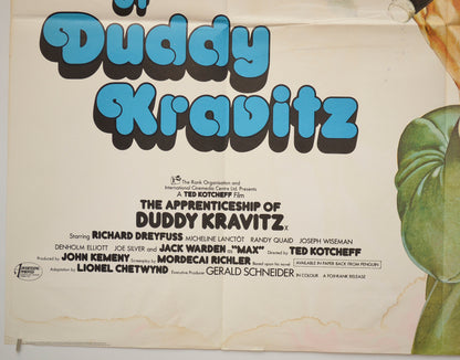 THE APPRENTICESHIP OF DUDDY KRAVITZ (Bottom Left) Cinema Quad Movie Poster 