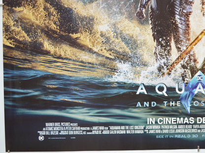 AQUAMAN AND THE LOST KINGDOM (Bottom Left) Cinema Quad Movie Poster 