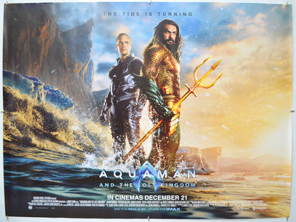 Aquaman And The Lost Kingdom Original Quad Poster - Film Poster - Movie Poster