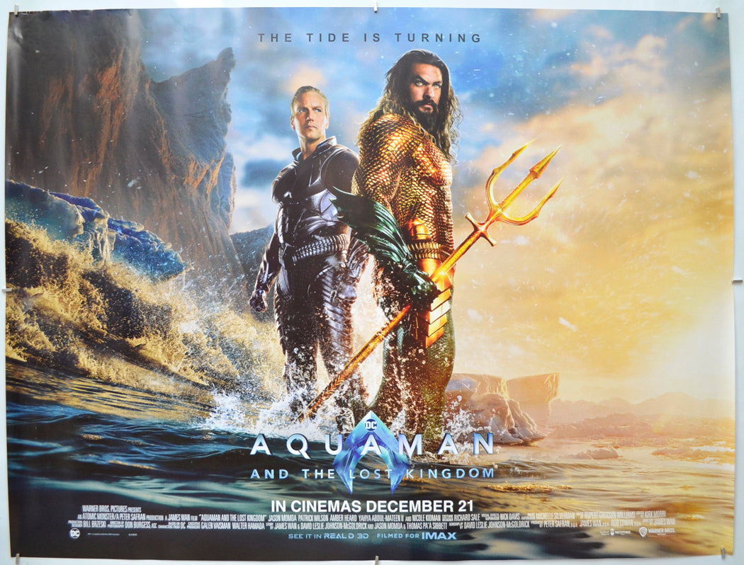 Aquaman And The Lost Kingdom Original Quad Poster - Film Poster - Movie Poster