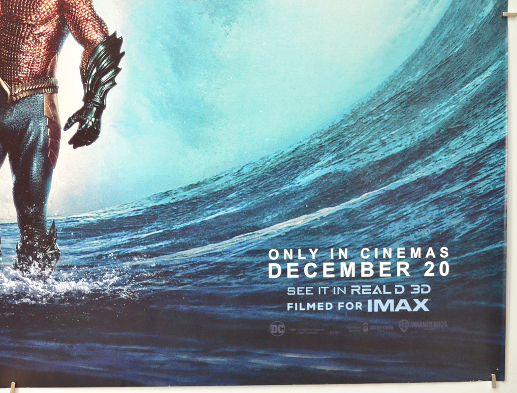 AQUAMAN AND THE LOST KINGDOM (Bottom Right) Cinema Quad Movie Poster 