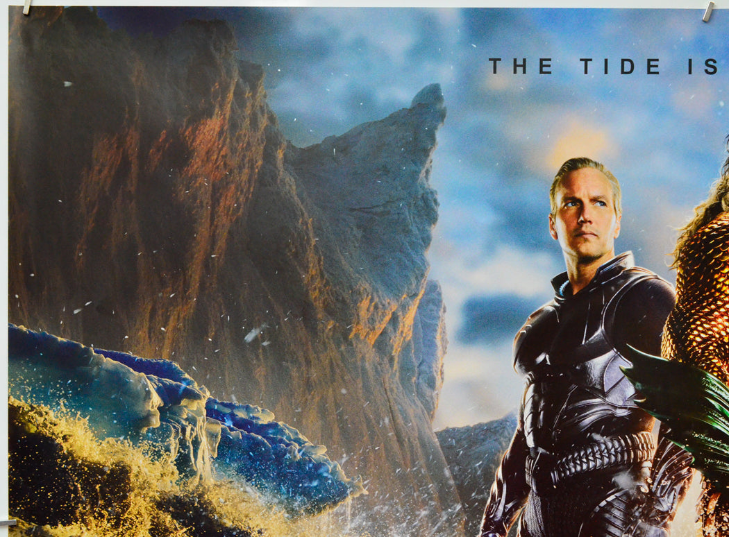 Aquaman And The Lost Kingdom (Top Left) Cinema Quad Movie Poster 