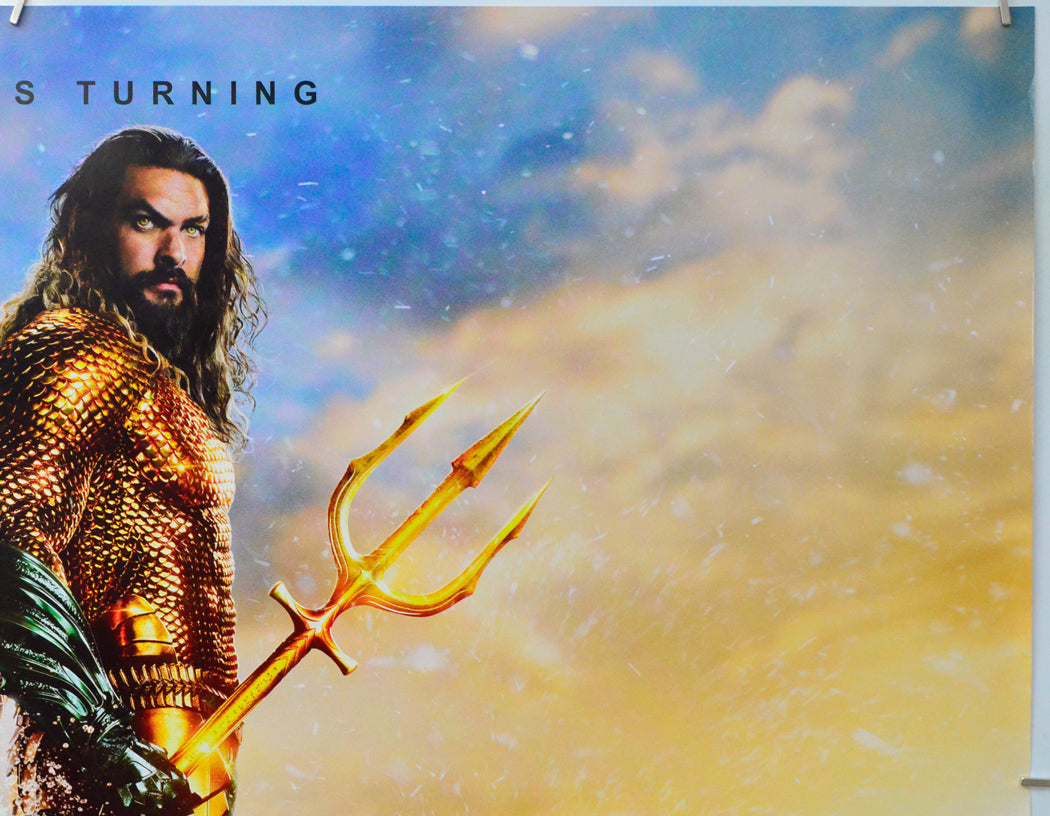 Aquaman And The Lost Kingdom (Top Right) Cinema Quad Movie Poster 