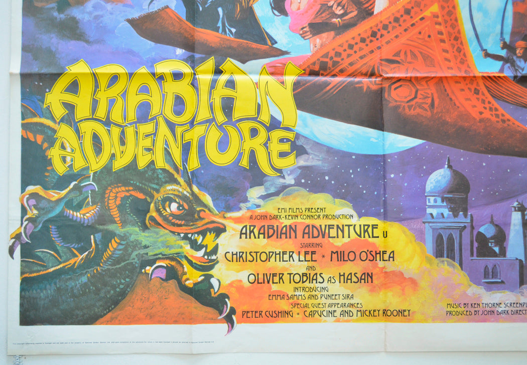 ARABIAN ADVENTURE (Bottom Left) Cinema Quad Movie Poster 