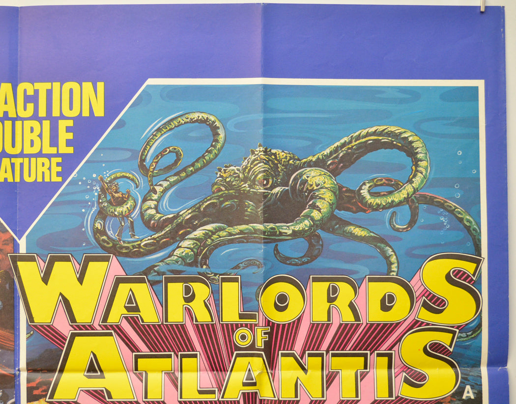 ARABIAN ADVENTURE / WARLORDS OF ATLANTIS (Top Right) Cinema Quad Movie Poster 