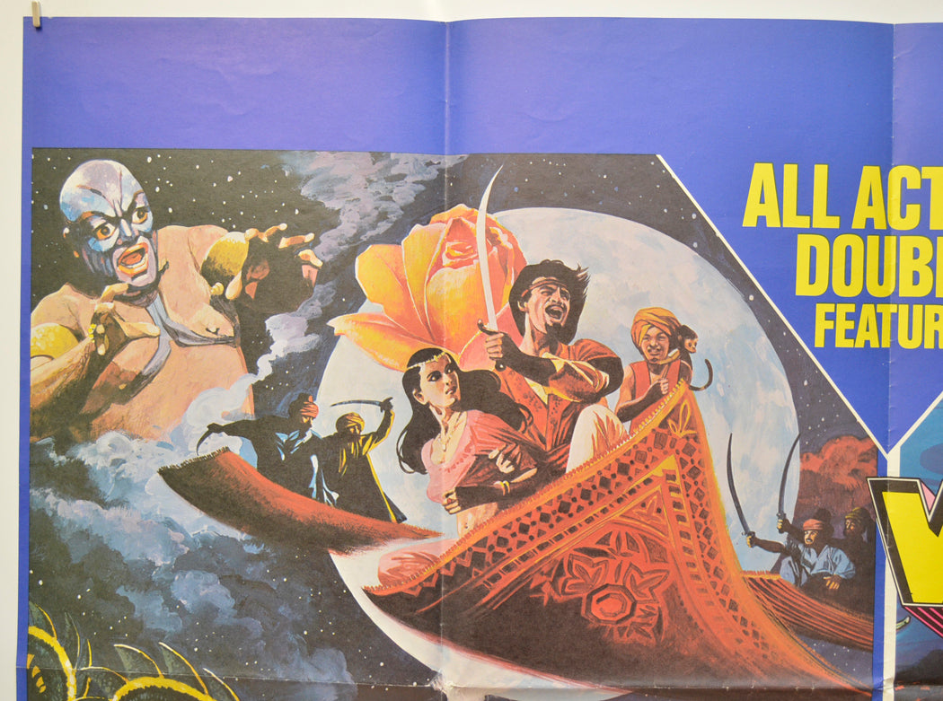 ARABIAN ADVENTURE / WARLORDS OF ATLANTIS (Top Left) Cinema Quad Movie Poster 