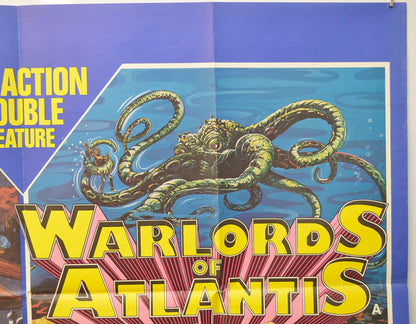 ARABIAN ADVENTURE / WARLORDS OF ATLANTIS (Top Right) Cinema Quad Movie Poster 