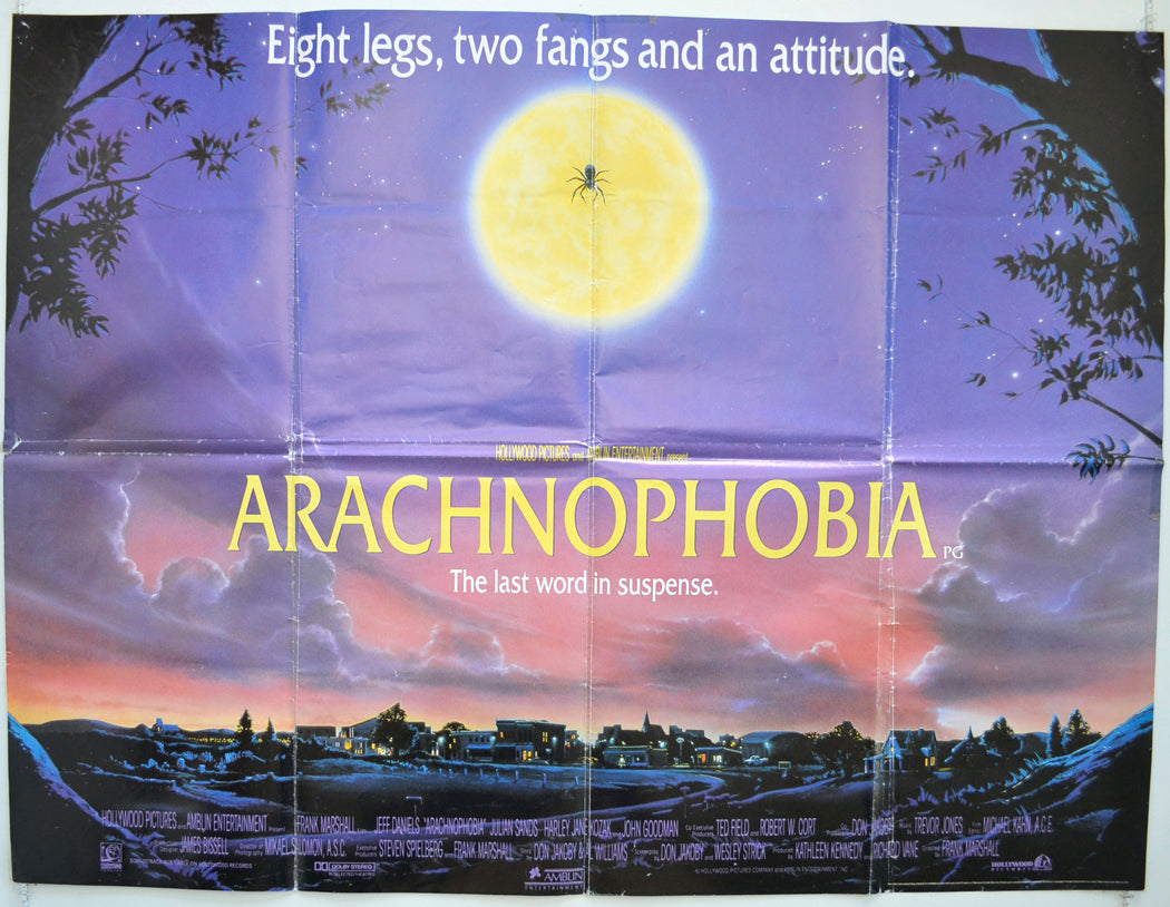 Arachnophobia Original Quad Poster - Film Poster - Movie Poster  