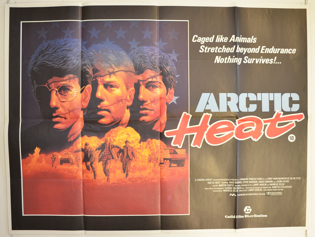 Arctic Heat  Original British Quad Poster - Film Poster - Movie Poster 