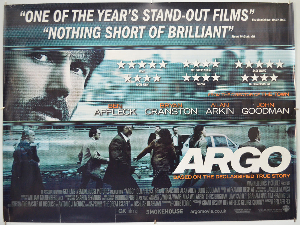 Argo - Original Quad Poster - Film Poster - Movie Poster