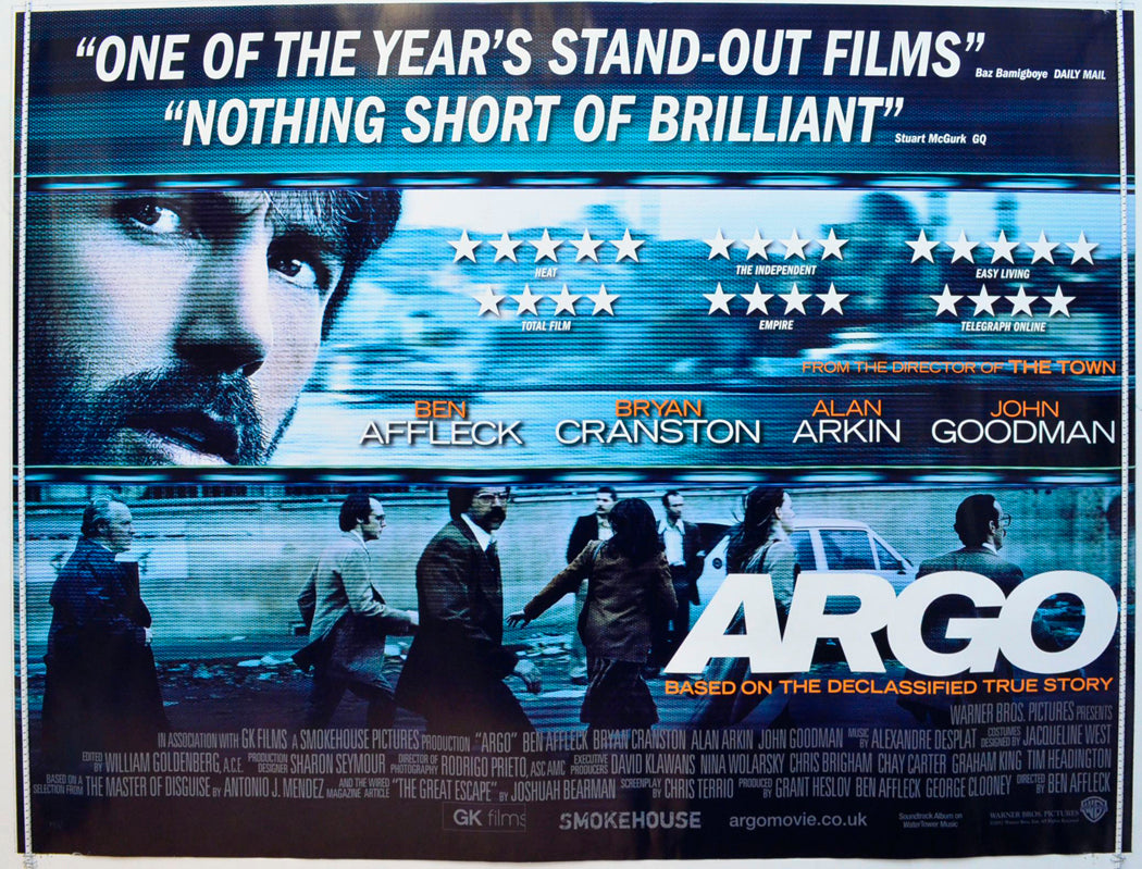 Argo Original British Quad Poster - Film Poster - Movie Poster 