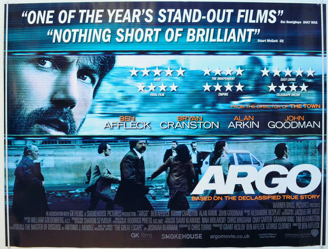 Argo Original British Quad Poster - Film Poster - Movie Poster 