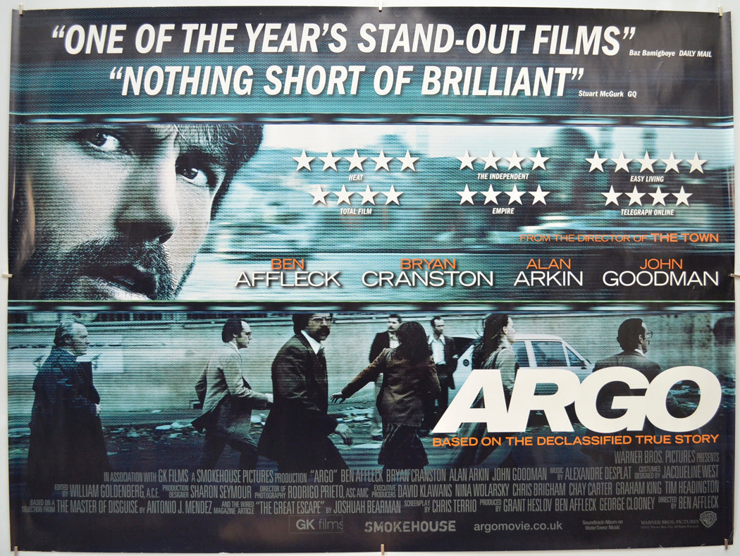 Argo - Original Quad Poster - Film Poster - Movie Poster