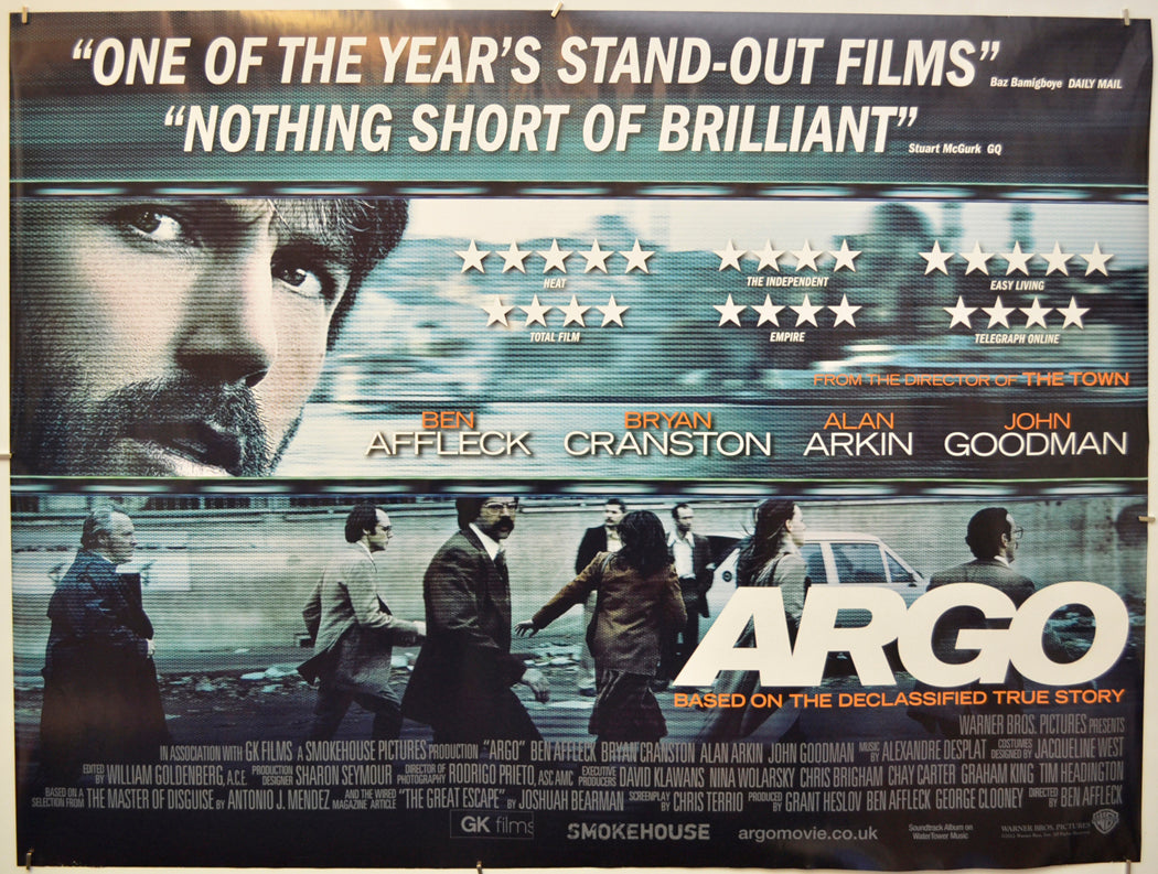 Argo  Original Quad Poster - Film Poster - Movie Poster