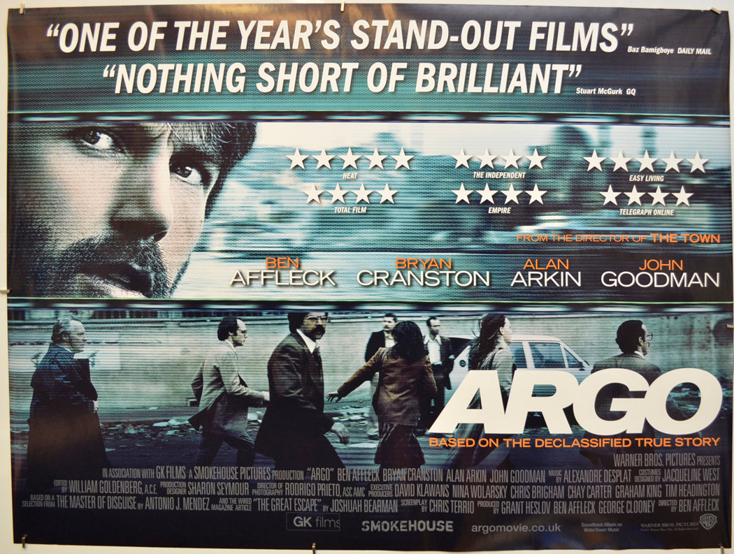 Argo  Original Quad Poster - Film Poster - Movie Poster